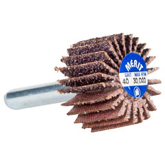 1 1/2″ × 1 1/2″ × 1/4″ High Performance Flap Wheel 180 Grit Ceramic Alumina / Aluminum Oxide - Exact Tooling