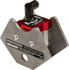 Mag-Mate - 1-15/16" Wide x 4" Deep x 3-3/4" High Rare Earth Magnetic Welding & Fabrication Square - 150 Lb Average Pull Force - Exact Tooling