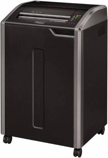 FELLOWES - 5/32 x 1-3/8" Strip, 30 Sheet Cross Cut Automatic Shredder - 20" Long x 25" Wide x 37-1/4" High, Level 4 Security, 35 Gal Wastebasket - Exact Tooling