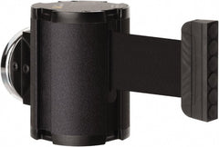 Lavi Industries - 3-1/2" High x 2-1/2" Long x 2-1/2" Wide Magnetic Wall Mount Barrier - Aluminum, Powdercoat Finish, Black, Use with Magnetic Wall Mount Barriers - Exact Tooling