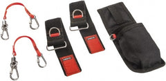 Proto - 11" Tool Tether Kit - D-Ring Connection, 11" Extended Length, Black - Exact Tooling
