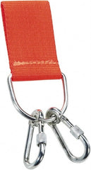 Proto - 7" Tethered Tool Holder - Carabiner Connection, 7" Extended Length, Orange - Exact Tooling