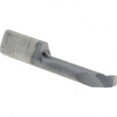 HORN - 0.197" Min Bore Diam, 0.787" Max Bore Depth, 4mm Shank Diam, Profile Boring Bar - 0.008" Corner Radius, Right Hand Cut, Solid Carbide, AlTiN Finish - Exact Tooling