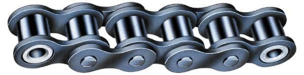 Morse - 3/4" Pitch, ANSI 60, Low Maintenance Roller Chain - Chain No. 60, 10 Ft. Long, 15/32" Roller Diam, 1/2" Roller Width - Exact Tooling