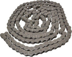 Morse - 5/8" Pitch, ANSI 50, Low Maintenance Roller Chain - Chain No. 50, 10 Ft. Long, 0.4" Roller Diam, 3/8" Roller Width - Exact Tooling