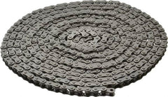 Morse - 1/4" Pitch, ANSI 25, Single Strand Roller Chain - Chain No. 25, 10 Ft. Long, 1/4" Roller Diam, 3/16" Roller Width - Exact Tooling