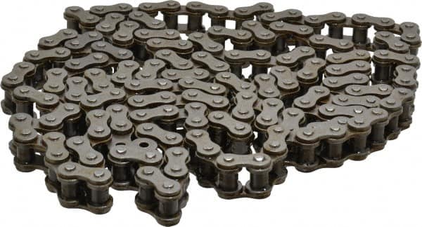 Morse - 3/4" Pitch, ANSI 60H, Heavy Series Roller Chain - Chain No. 60H, 10 Ft. Long, 15/32" Roller Diam, 1/2" Roller Width - Exact Tooling