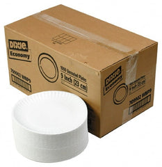 Dixie - Dixie Uncoated Paper Plates, 9" - White - Exact Tooling