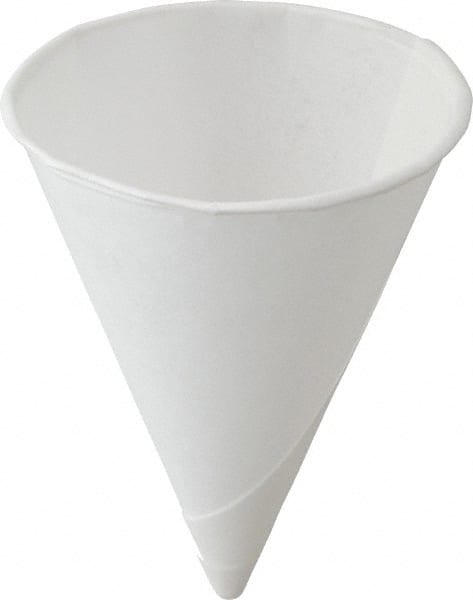Solo - Solo Conical Paper Cold Cups, 4 oz - White - Exact Tooling