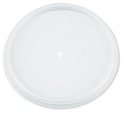 DART - Dart Lids for 8 oz Hot/Cold Foam Cups, Vented - White - Exact Tooling