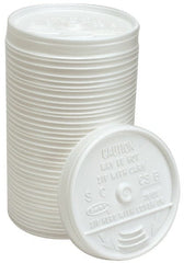 DART - Dart Sip-Thru Lids for 16 oz Hot/Cold Foam Cups - White - Exact Tooling