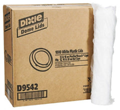 Dixie - Dixie Dome Drink-Thru Lids for 10-16 oz Hot Cups - White - Exact Tooling