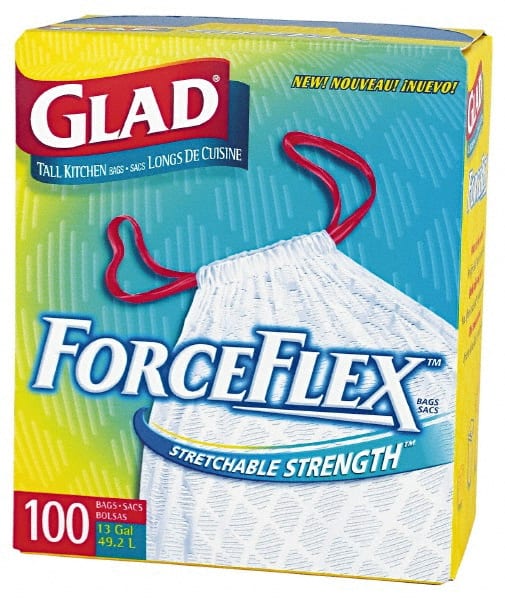 Clorox - Breakroom Cleaning Supplies; Breakroom Accessory Type: Tall Kitchen Bags ; For Use With: Kitchen Trash ; Breakroom Accessory Description: 13Gal Stretchable Drawstring Tall Kitchen Bag - Exact Tooling