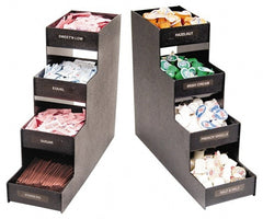 Vertiflex Products - Narrow Organizer - 6 x 19 x 15-7/8 Inch, Black, For Use with Condiments - Exact Tooling