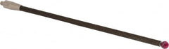 Renishaw - 0.24 Inch Ball Diameter, Carbon Fiber Stem, M4 Thread, Ruby Point Ball Tip CMM Stylus - 5.4528 Inch Working Length, 0.1772 Inch Stem Diameter, 5.9055 Inch Overall Length - Exact Tooling