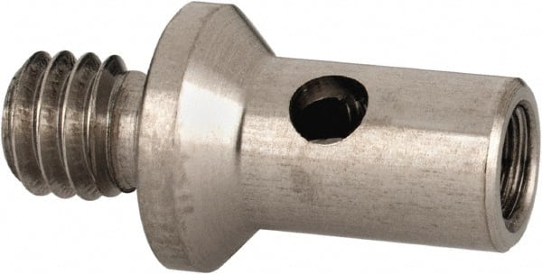 Renishaw - M3 Female, M4 Male, Stainless Steel, CMM Thread Adapter - 0.3543 Inch Long, Includes Sa6 Adaptor(M4-M3) Renishaw Stylus Accessory - Exact Tooling