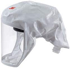 3M - Size S/M, PAPR/SAR Compatible Headcover - White, Compatible with 3M Versaflo - Exact Tooling