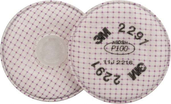 3M - Magenta P100 Filter - Protects Against Particulates, Series 2000 - Exact Tooling