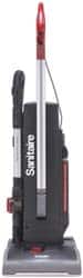 Sanitaire - Dual Motor Lightweight Upright Vacuum Cleaner - 13" Cleaning Width, 11" Amps, Comfort Hand Grip, Black - Exact Tooling