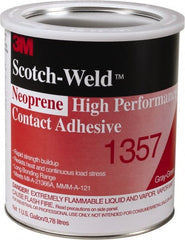 3M - Construction Adhesives - 1357 1G NEOPRN GRY/GRN SCOTCHWELD HP CONTACT ADH - Exact Tooling