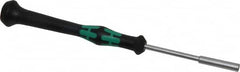 Wera - 1/8" Solid Shaft Precision Nutdriver - Ergonomic Handle, 6-1/4" OAL - Exact Tooling
