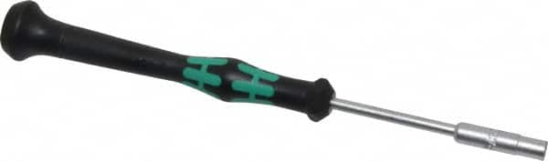 Wera - 5/32" Solid Shaft Precision Nutdriver - Ergonomic Handle, 6-1/4" OAL - Exact Tooling