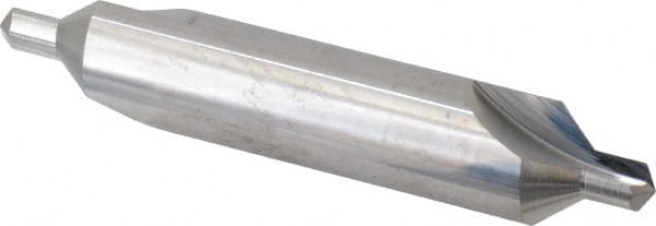 Hertel - #7 Plain Cut 82° Incl Angle Solid Carbide Combo Drill & Countersink - Exact Tooling