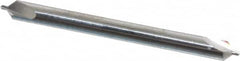 Hertel - #0 Plain Cut 90° Incl Angle Solid Carbide Combo Drill & Countersink - Exact Tooling