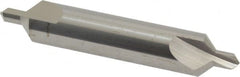 Hertel - #5 Plain Cut 90° Incl Angle Solid Carbide Combo Drill & Countersink - Exact Tooling