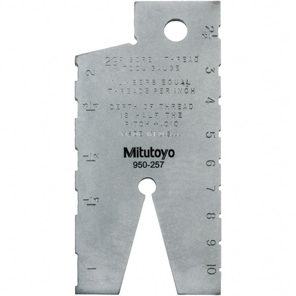 Mitutoyo - Screw Checkers Thread Type: Acme Minimum Threads per Inch: 1 - Exact Tooling
