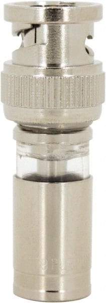 Ideal - Straight, BNC Compression Coaxial Connector - Compatible with RG59, Brass Body - Exact Tooling