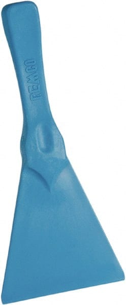 Remco - Stiff Polypropylene Straight Scraper - 4.4" Blade Width, Ergonomic Handle - Exact Tooling