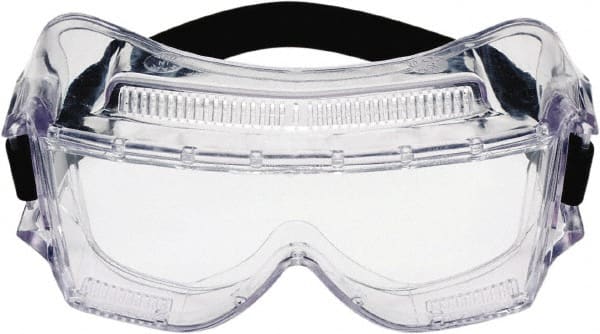 3M - Size Universal, Clear Polycarbonate Anti-Fog Lens, Safety Goggles - Direct Vent, Clear Polycarbonate Frame, Over the Glass Style - Exact Tooling