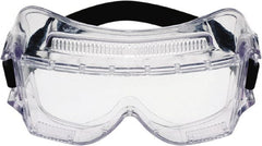 3M - Size Universal, Clear Polycarbonate Anti-Fog Lens, Safety Goggles - Direct Vent, Clear Polycarbonate Frame, Over the Glass Style - Exact Tooling
