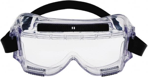 3M - Size Universal, Clear Polycarbonate Anti-Fog Lens, Safety Goggles - Indirect Vent, Clear Polycarbonate Frame, Over the Glass Style - Exact Tooling