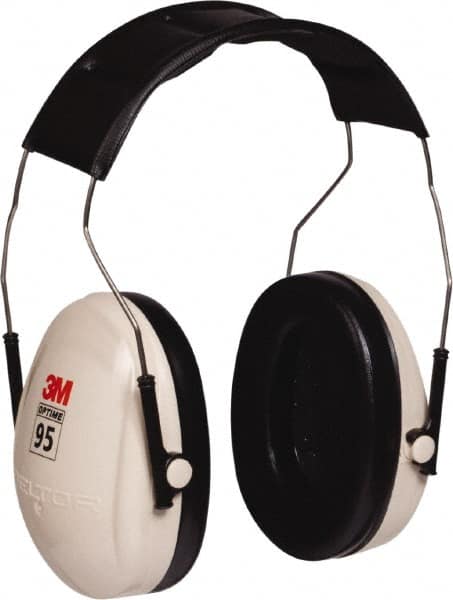 3M - Over the Head Beige & Black Foam Cushion Earmuffs - 21 NRR Rating - Exact Tooling