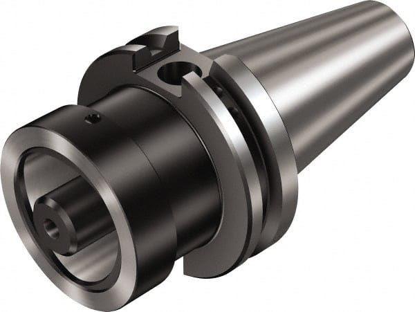Sandvik Coromant - 50mm Bore Diam, 50mm Body Diam x 50mm Body Length, Boring Bar Holder & Adapter - 2.04" Screw Thread Lock, 50mm Bore Depth, Internal Coolant - Exact Tooling