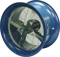 Patterson Fan - 34" Blade, 3 hp, 17,000 CFM, Industrial Circulation Fan - Suspension, 230/460 Volts, 1 Speed - Exact Tooling