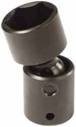 Proto - 1/2" Drive 13/16" Standard Universal Impact Socket - 6 Points, 2-19/32" OAL - Exact Tooling