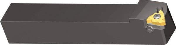 Vargus - External Thread, Left Hand Cut, 3/4" Shank Width x 3/4" Shank Height Indexable Threading Toolholder - 5" OAL, 3EL Insert Compatibility, AL Toolholder, Series Standard - Exact Tooling