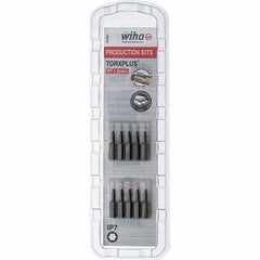Wiha - 1/4" Drive IP7 Torx Plus Screwdriver Bit - 1" OAL, Insert Bit - Exact Tooling