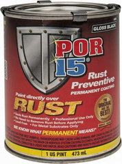 POR-15 - 1 Pint, Black, Rust Preventative Paint - Comes in Can - Exact Tooling