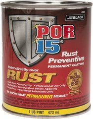 POR-15 - 1 Pint, Semi Gloss Black, Rust Preventative Paint - Comes in Can - Exact Tooling
