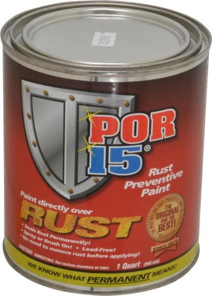 POR-15 - 1 Quart, Semi Gloss Black, Rust Preventative Paint - Comes in Can - Exact Tooling