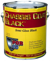 POR-15 - Semigloss Black Automotive Topcoat - 1 Gal Can with Handle - Exact Tooling