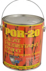 POR-15 - 1 Gal Aluminum Automotive Heat Resistant Paint - 1,200°F Max Temp, Comes in Can with Handle - Exact Tooling