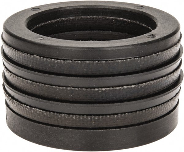 Made in USA - 1-1/4" Inside Diam x 1-3/4" Outside Diam V-Packing Set - 1" High - Exact Tooling