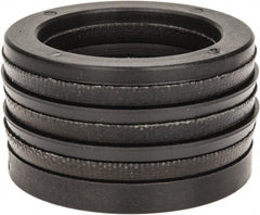 Made in USA - 1-1/4" Inside Diam x 1-3/4" Outside Diam V-Packing Set - 1" High - Exact Tooling