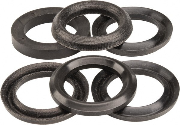 Made in USA - 1-1/4" Inside Diam x 1-7/8" Outside Diam V-Packing Set - 1" High - Exact Tooling