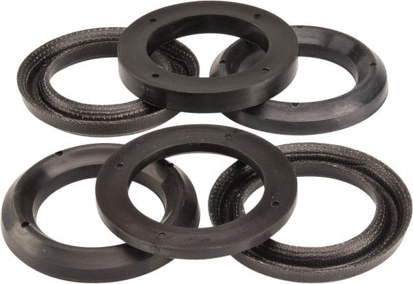 Made in USA - 1-1/2" Inside Diam x 2-1/4" Outside Diam V-Packing Set - 1-1/6" High - Exact Tooling